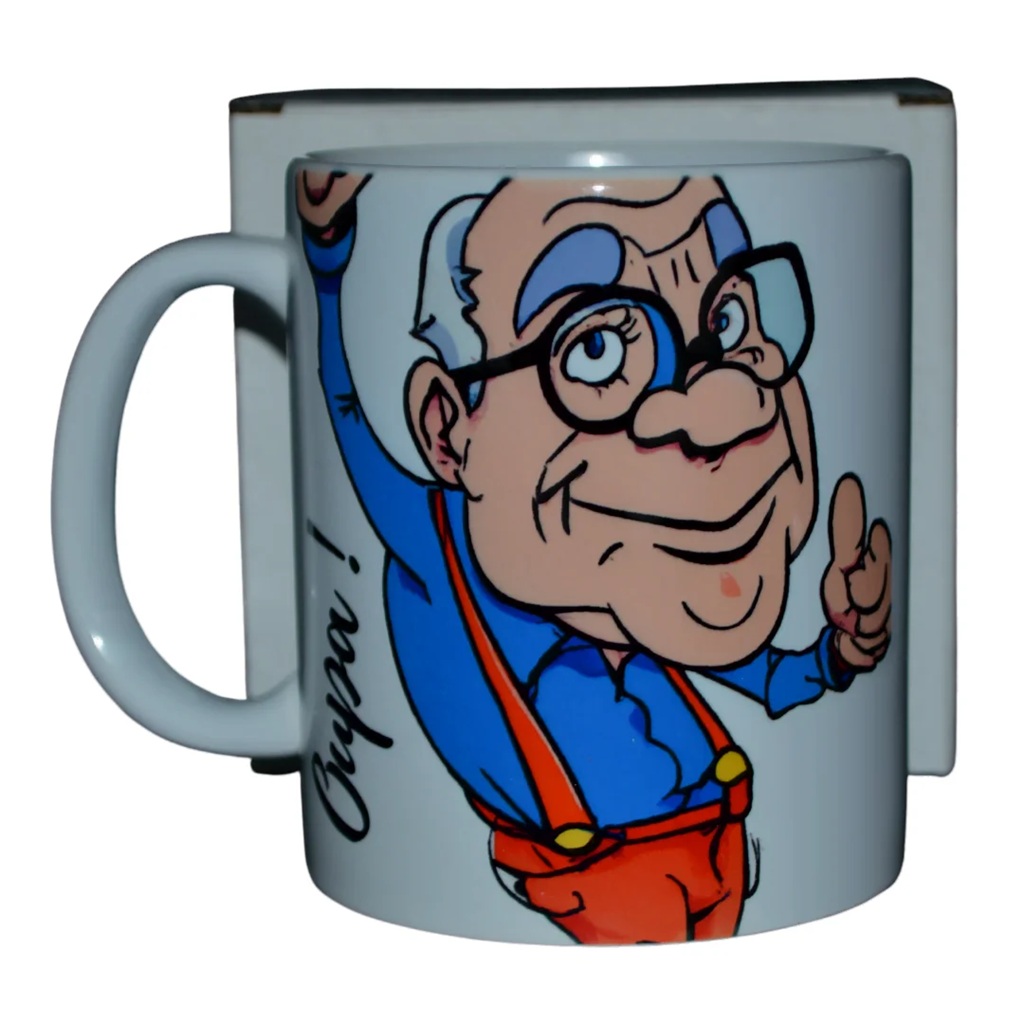 Grandma & Grandpa Cartoon Mugs - Image 3
