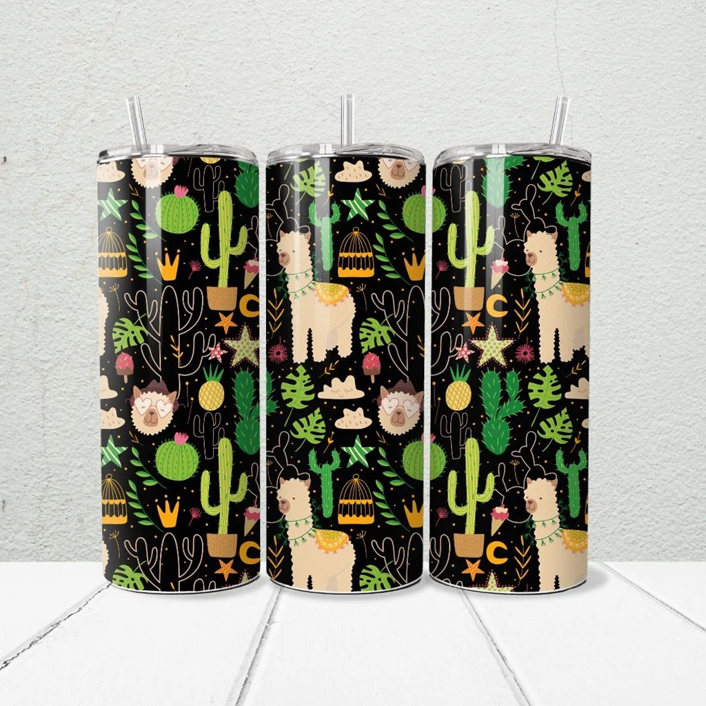 Llama 20oz Skinny Tumbler