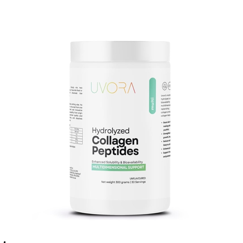 Uvora Multi Hydrolyzed Collagen Peptides | Type I & III | 30 Servings
