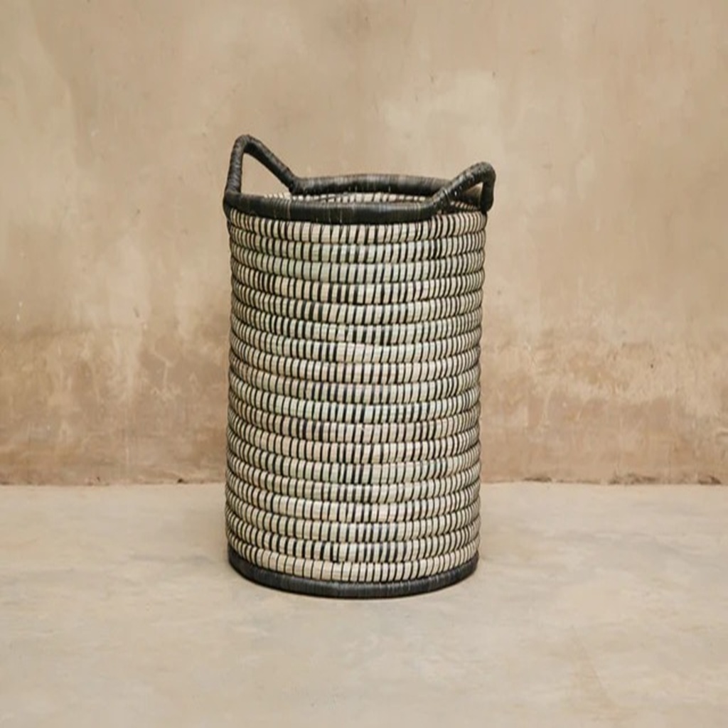 Large Karula Black Woven Baskets